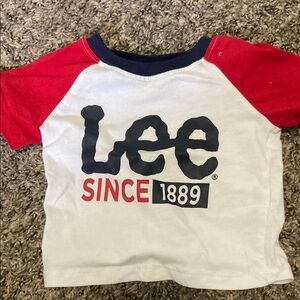 Lee Kids' Red and White Graphic T-Shirt